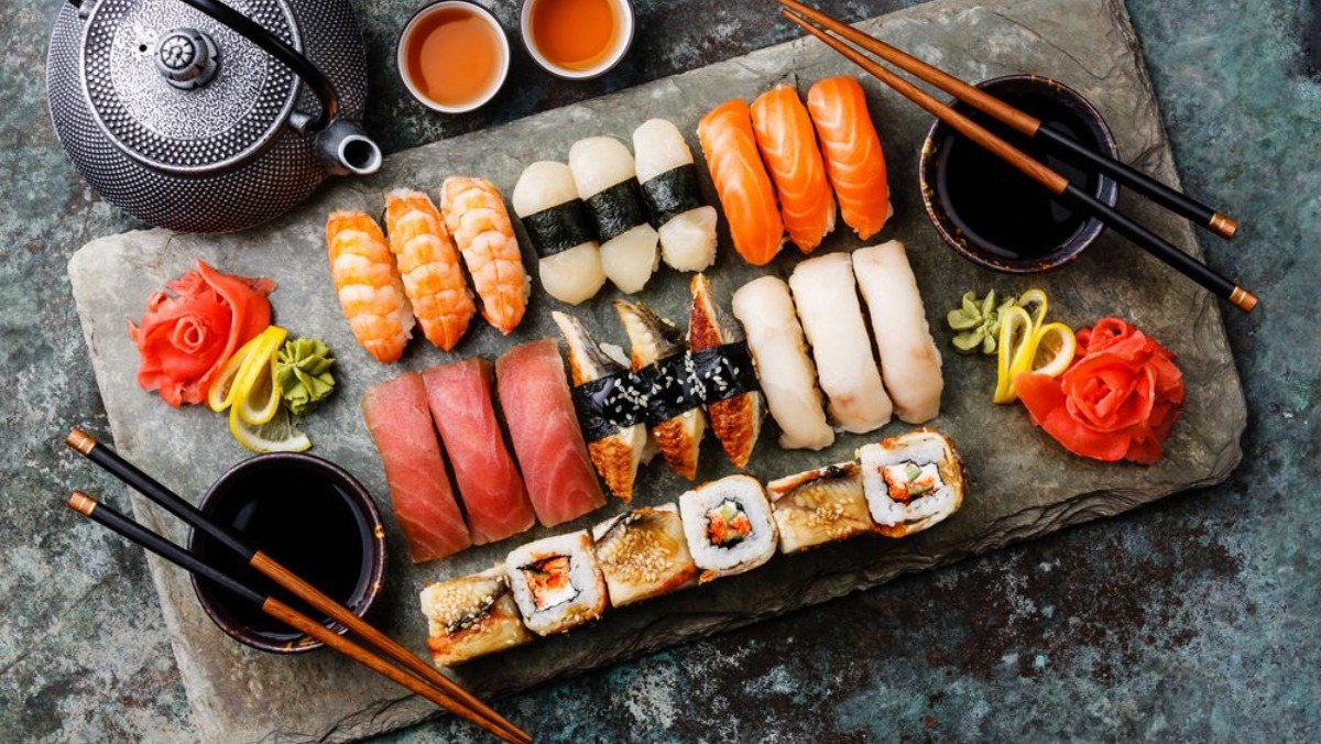 Điểm cộng của sushi là độ tươi ngon